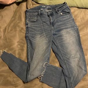 Old navy rockstar mid rise jeans